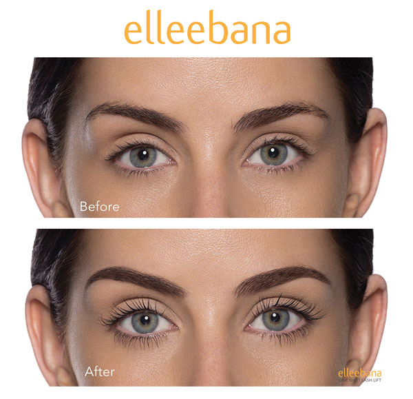 Lash Lift before & after photo